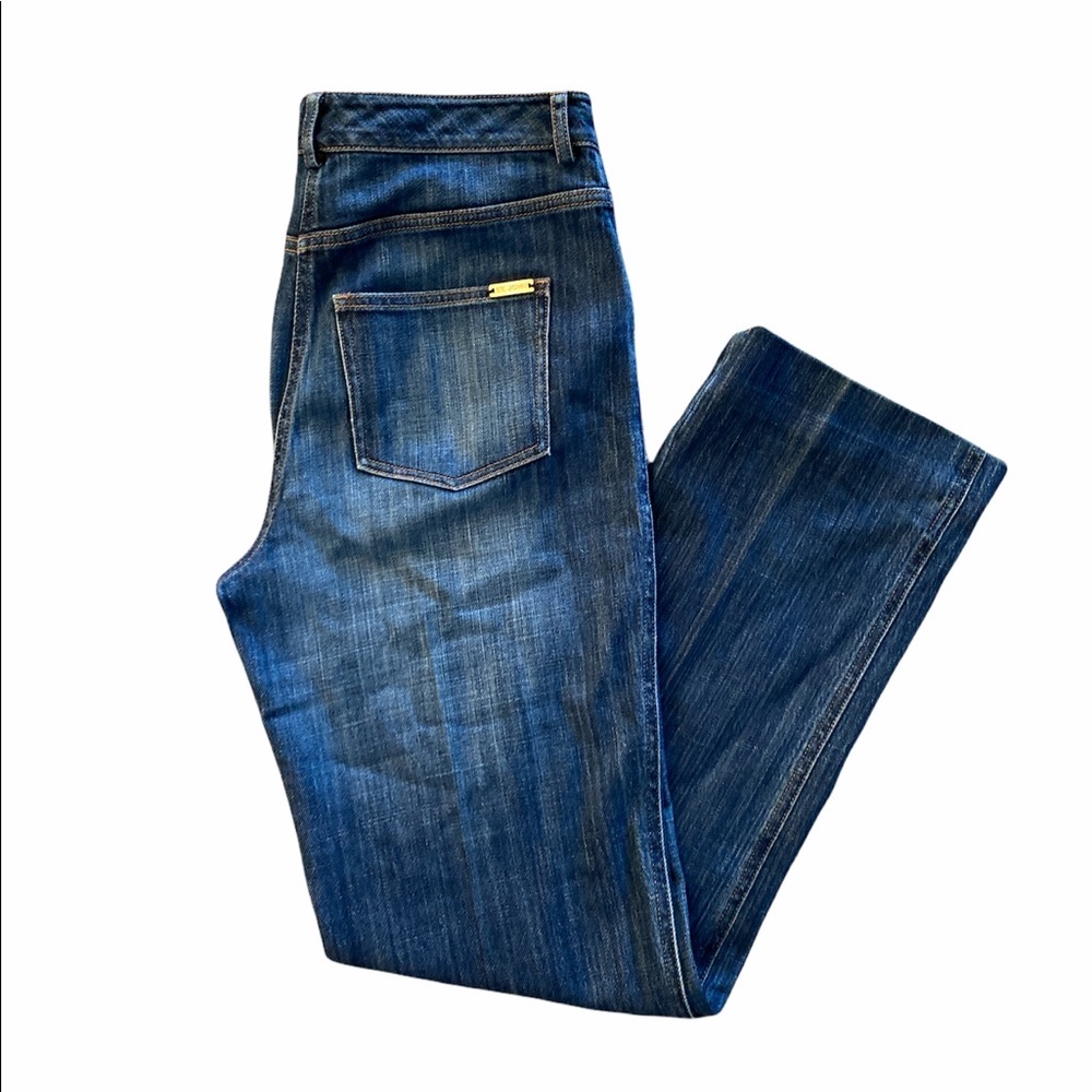 St. John Sport straight leg jeans medium wash sz 4